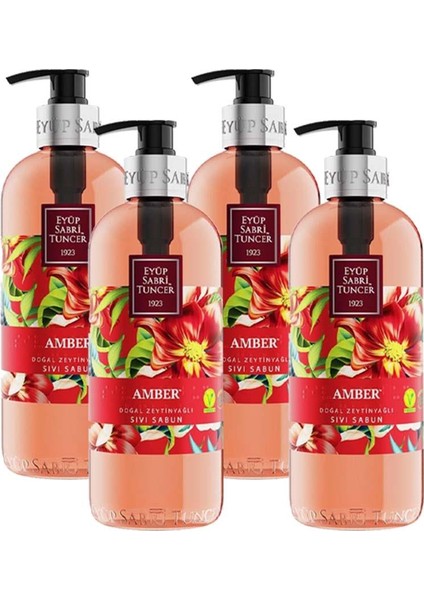 Amber Sıvı Sabun 500 ml x 4