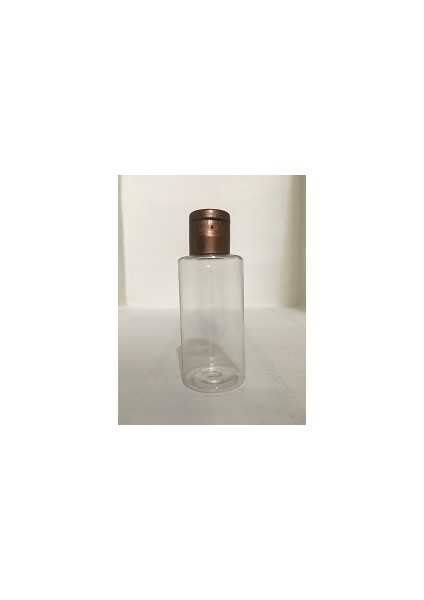 sizeuyduk 50 ml Bronz Fliptop Kapak OM62 Dezenfektan - Kolonya - Parfüm Boş Şişesi