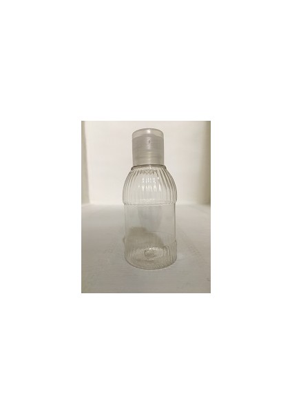 50 ml Flip Top Şeffaf Kapaklı Est Likit Mürekkep Dezenfektan Kolonya Boş Plastik Şişesi
