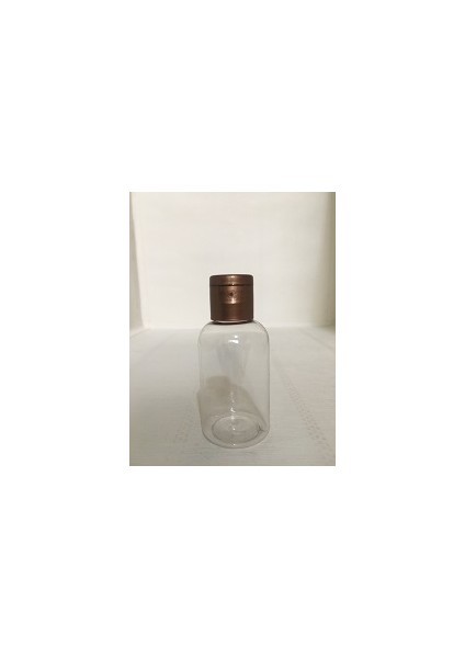 50 ml Bronz Fliptop Kapak OM61 Dezenfektan - Kolonya - Parfüm Boş Şişesi