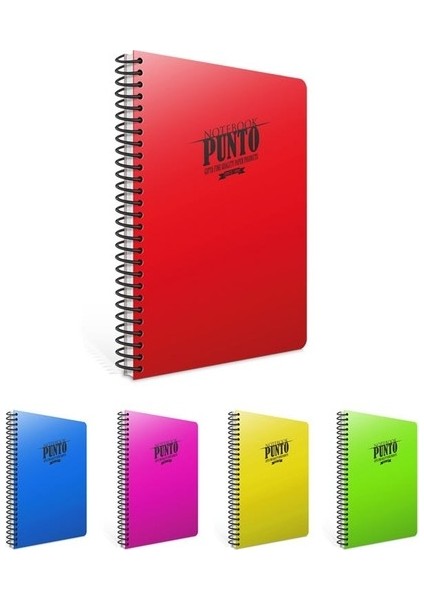 Punto A5 80/1 Pp Kapak Spiralli Defter