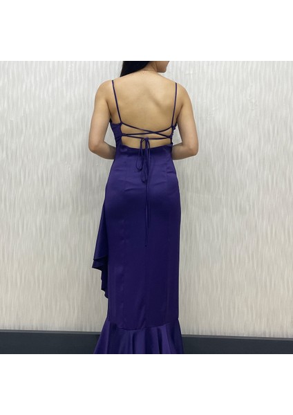 Sırt Çapraz Bağlama Detaylı Uzun Abiye. modelleri