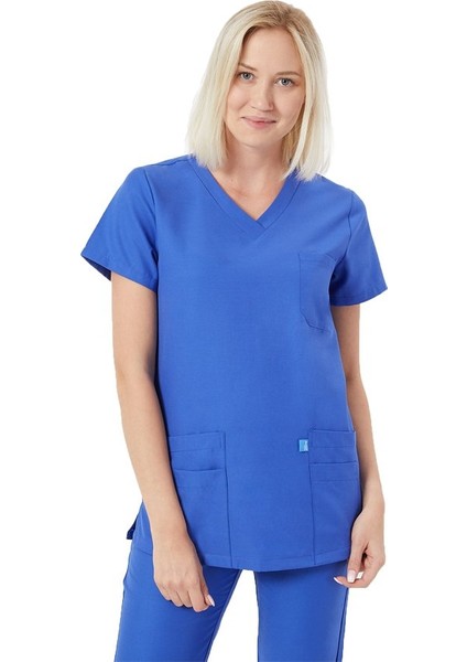 Saks Mavi Medikal Üniforma Takım modelleri