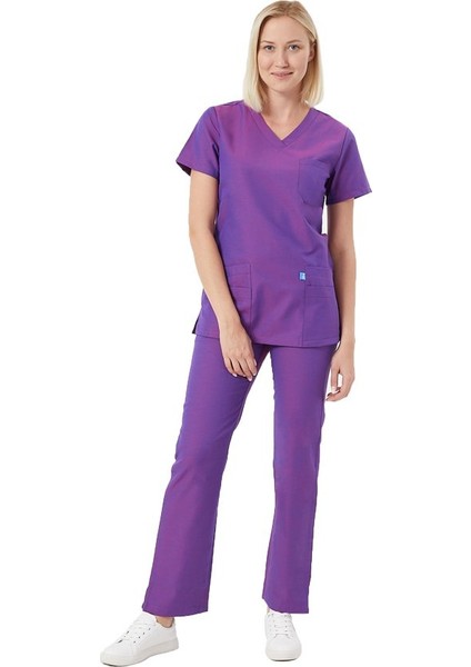 Mor Medikal Üniforma Takım