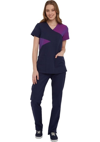 Selen Medikal Takım-Lacivert