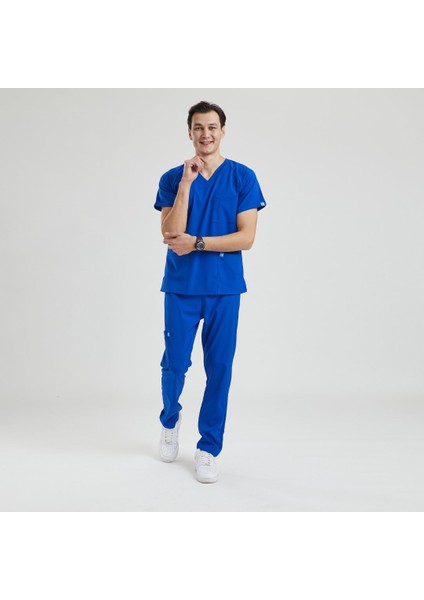 Doktor, Hemşire Forması Pantolon – Erkek, Royal Mavi modelleri