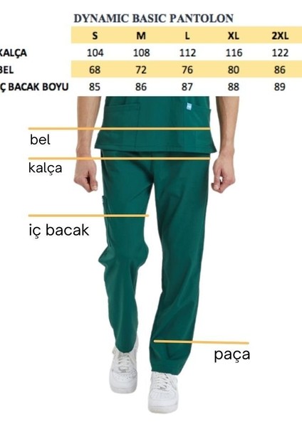 Doktor, Hemşire Forması Pantolon – Erkek, Royal Mavi fırsatları