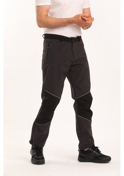 Softshell Outdoor Iş Pantolonu, Erkek-Fume