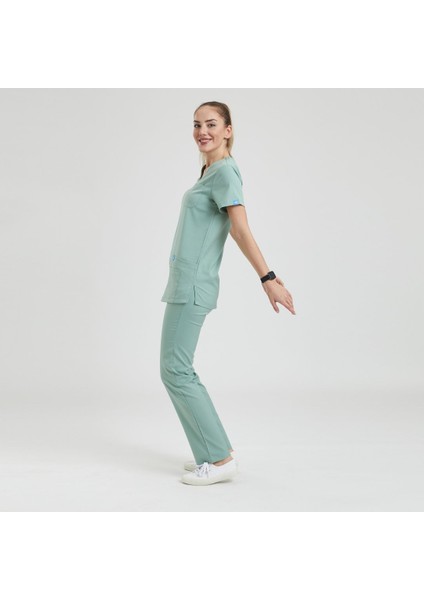 Doktor, Hemşire Forması Üst– Kadın, Mint Yeşil fiyatları