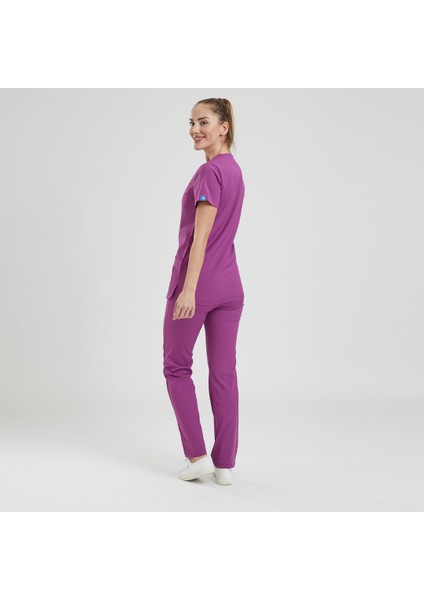 Doktor, Hemşire Forması Üst– Kadın, Pembe