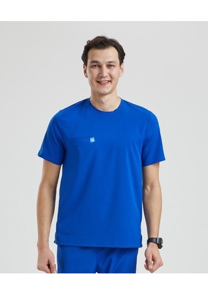 Ceres Cerrahi Üniforma Üst, Erkek - Royal Mavi