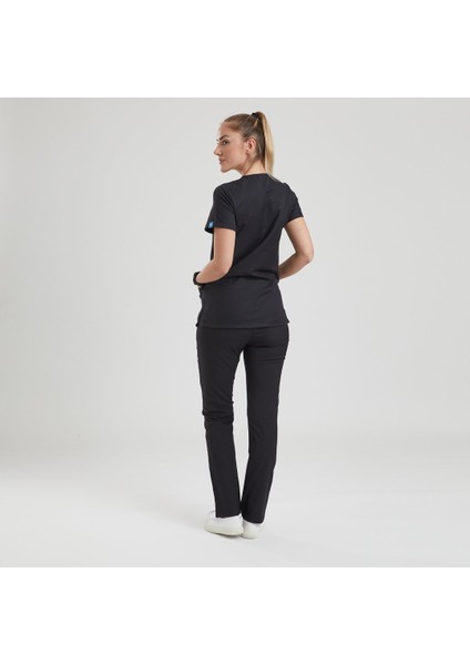 Doktor, Hemşire Forması Üst– Kadın, Siyah modelleri