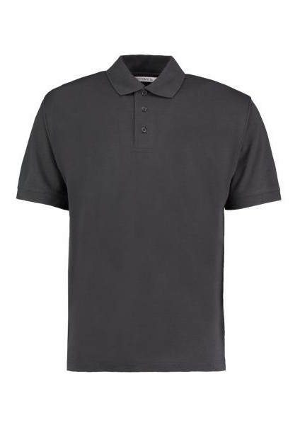 Pamuklu Polo Tişört, Hemşire Tişörtü - Unisex,gri
