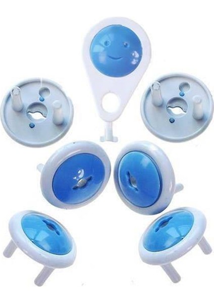 Çocuk Koruma Priz Kilidi Anahtarlı Çocuk Koruma Priz Kilidi 6 Adet modelleri