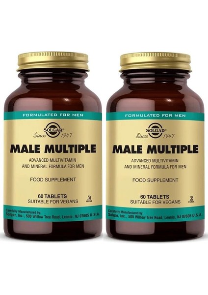 Male Multiple 60 Tablet 2 Adet
