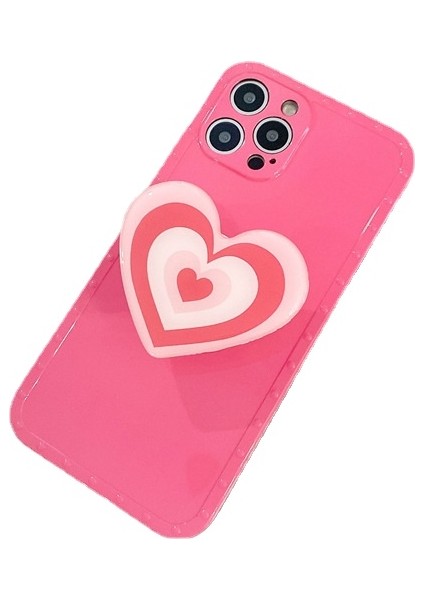 iPhone 13 Için Kalp Desenli Telefon Kılıfı - Pembe (Yurt Dışından) fiyatları
