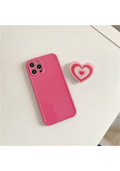 iPhone 13 Için Kalp Desenli Telefon Kılıfı - Pembe (Yurt Dışından) modelleri