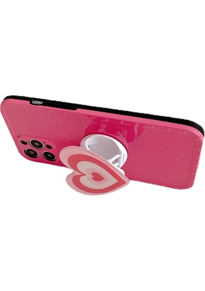 iPhone 13 Için Kalp Desenli Telefon Kılıfı - Pembe (Yurt Dışından) fırsatları