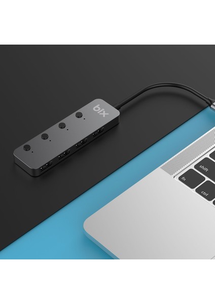 BX20HB Type-C to 4 Port USB 3.2 Hub Çoklayıcı