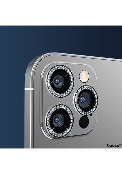 Apple iPhone 11 Taşlı Kamera Lens Kırılmaz Cam Koruyucu Swarovski Taşlı Metal Çerçeveli Lens Koruma modelleri