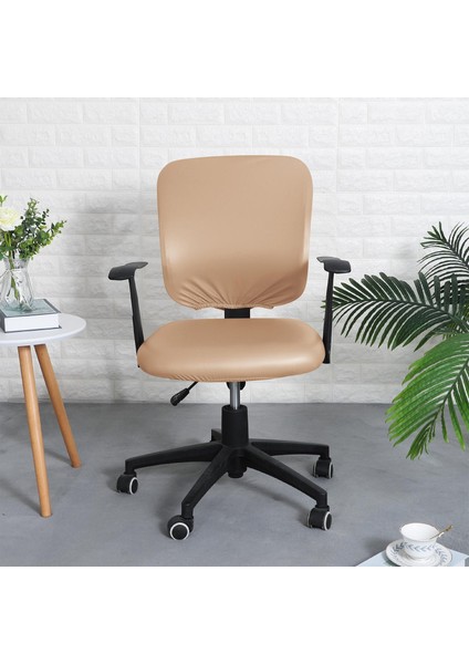 Pu Ofis Sandalyesi Kapak Koltuk Slipcover Yağ Geçirmez Elastik Bar Taburesi Ev Mavi( Yurt Dışından )(Yurt Dışından) fırsatları