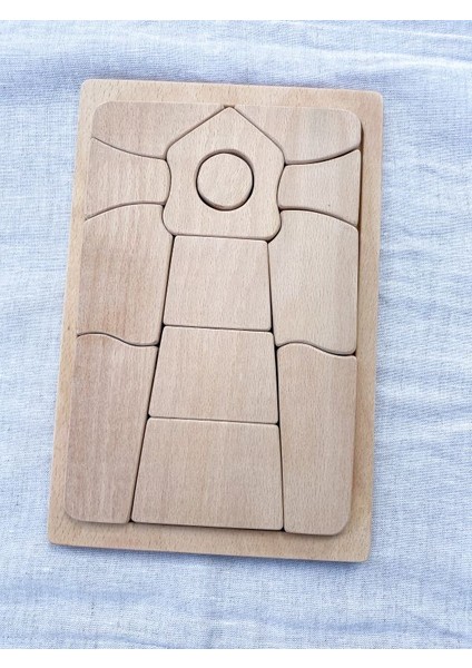 Ahşap Yapboz Puzzle Deniz Feneri