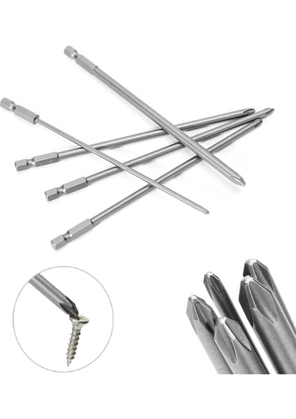 Yıldız Bits Uç Ph2 150 mm Uzunluk Manyetik Uçlar Mıknatıslı Yıldız Uç