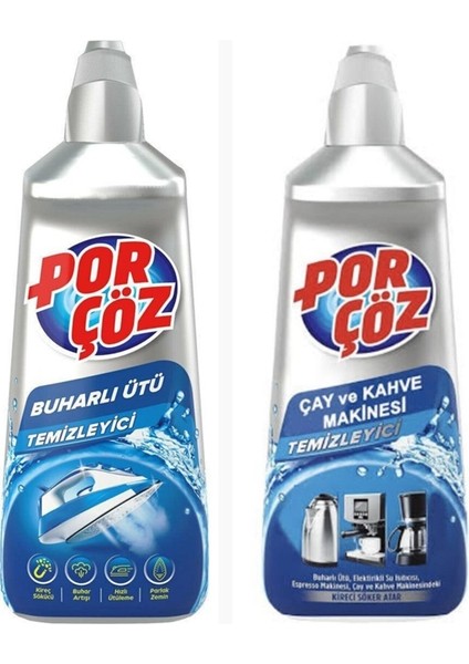 Buharlı Ütü Temizleyici 400 ml -Çay Kahve Makine Temizleyici 400 ml