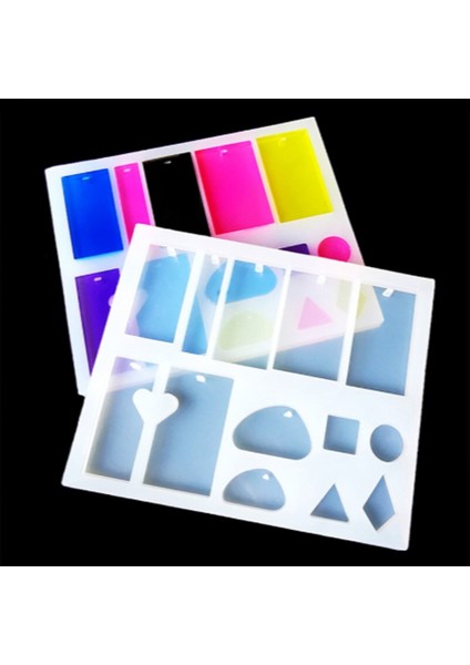 Kolye ve Küpe Çoklu Reçine Epoksi Kalıbı -Kod:217