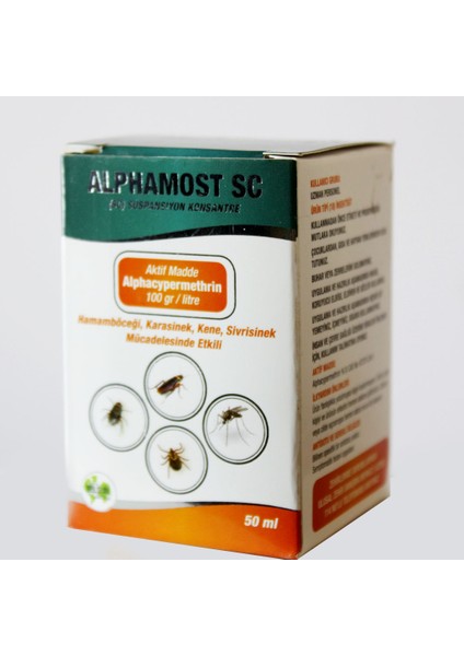 Alphamost Sc 50 ml Genel Haşere
