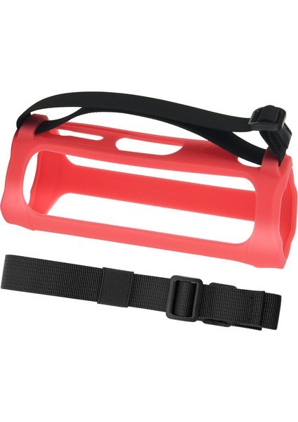 Jbl Flip 5 Su Geçirmez Bluetooth Hoparlör Için Taşınabilir Silikon Kılıf Kapağı- Kırmızı(Yurt Dışından) fiyatları