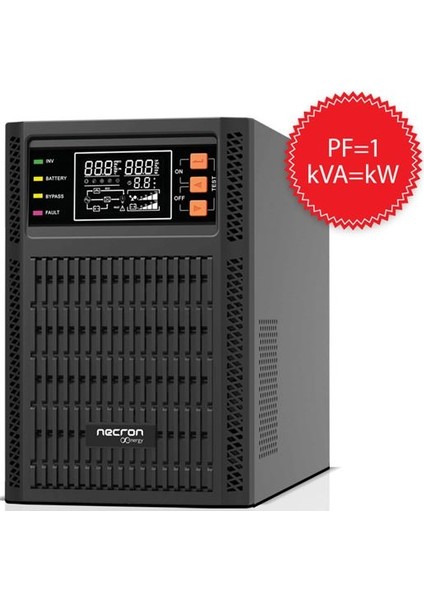 1kva/1kw Yeni Nesil Dt 1k Online Ups Güç Kaynağı