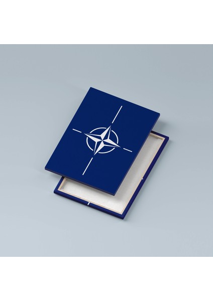 Nato Bayrağı Kanvas Tablo 40 x 55 cm Dekoratif Tablo fiyatları