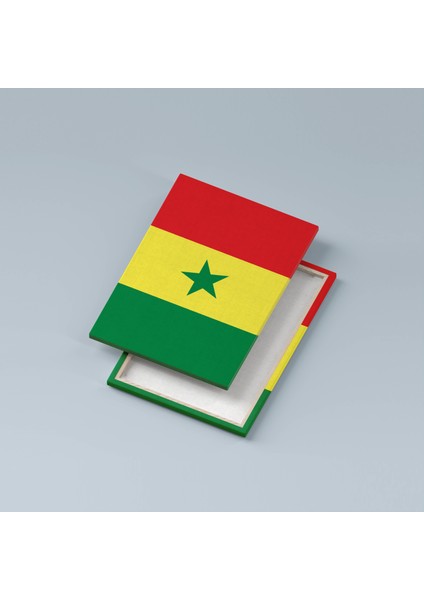 Senegal Bayrağı Kanvas Tablo 40 x 55 cm Dekoratif Tablo fiyatları