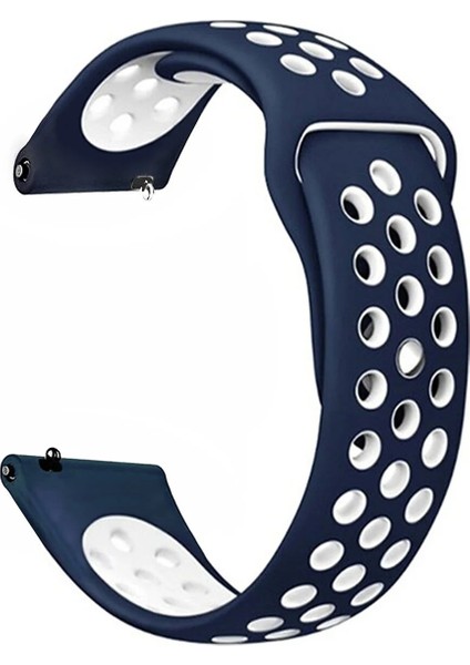 Honor Watch Gs Pro Uyumlu Yumuşak Dokulu Nike Style Delikli Desenli Silikon Kordon Kayış