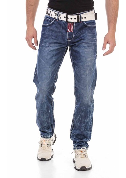 CD709 Basic Mavi Kot Pantolon