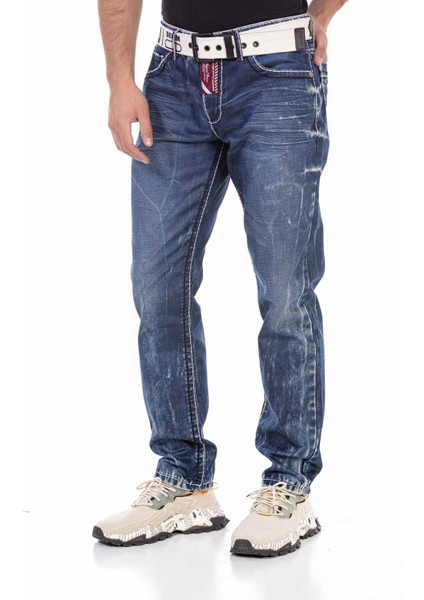 CD709 Basic Mavi Kot Pantolon