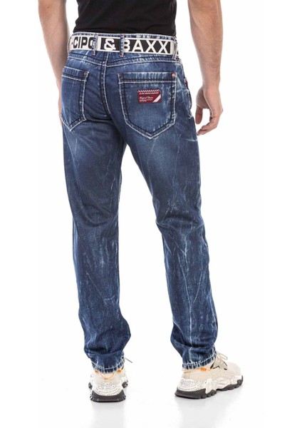 CD709 Basic Mavi Kot Pantolon