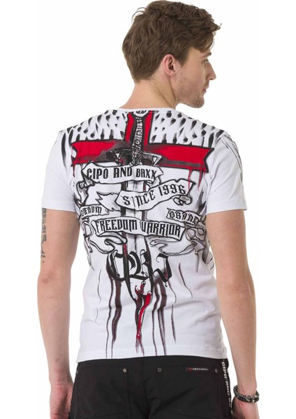 CT673 Knight Beyaz Tişört fırsatları