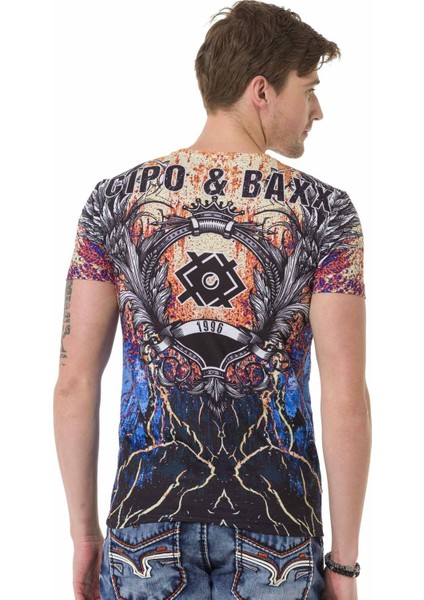 CT697 Crakle Desenli Tişört fiyatları