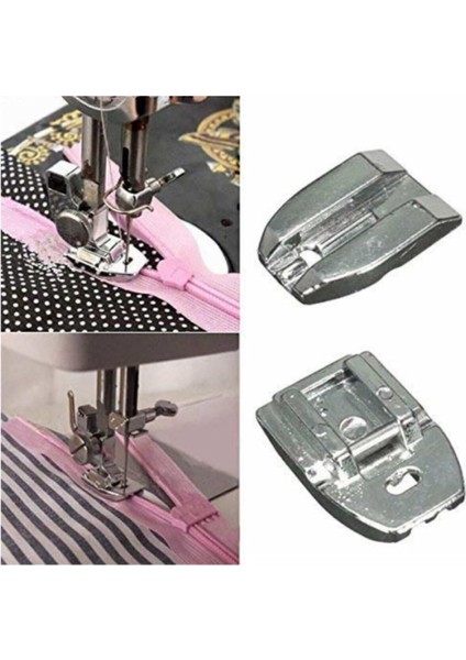 Zetina Janome Metal Gizli Fermuar Ayak Dikiş Makineleri Için fırsatları