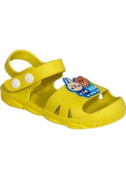 DY-5001 Kaymaz Tabanlı Figürlü Çocuk Sandalet Terlik Park Bahçe Terlik fırsatları