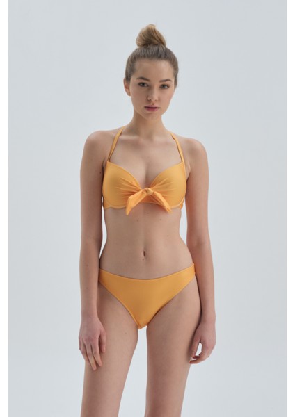 Sarı Kaplı Bikini Üstü