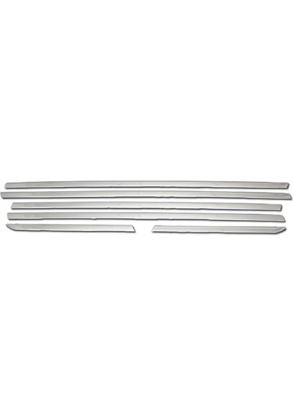 Nissan Micra Krom Cam Çıtası 6 Parça 2003-2010 Paslanmaz Çelik