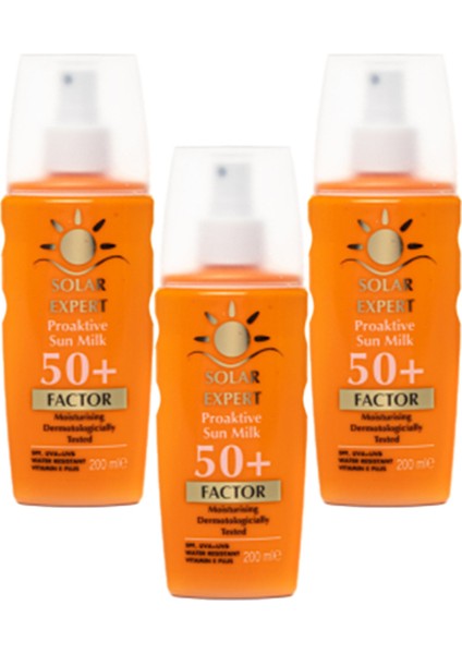 Vücut Güneş Kremi Spf 50+ 3'lü Avantaj Paketi