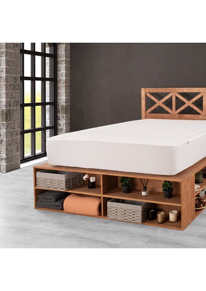 Tek Kişilik 120X200 Sıvı Geçirmez Kapitoneli Fitted Alez