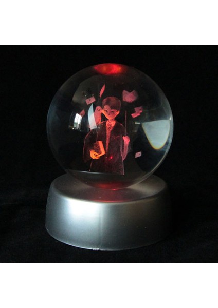 Cam Küre Harry Potter Işıklı Standlı
