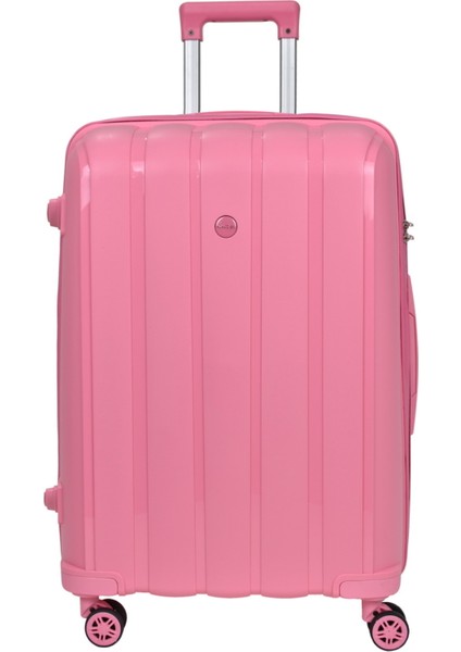 Elatae Mçs Büyük Boy Kırılmaz Valiz A.pembe Polipropilen fiyatları