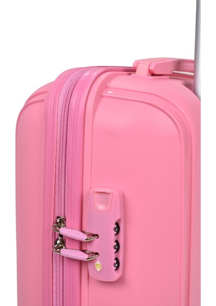 Elatae Mçs Büyük Boy Kırılmaz Valiz A.pembe Polipropilen modelleri