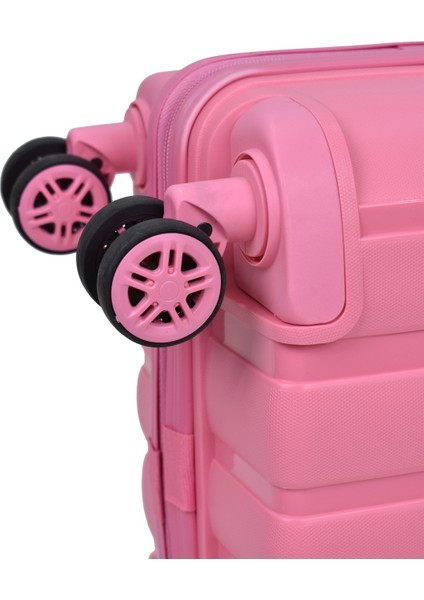 Elatae Mçs Büyük Boy Kırılmaz Valiz A.pembe Polipropilen fırsatları